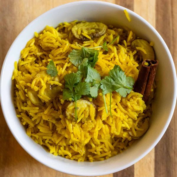 Mushroom Pilau Rice